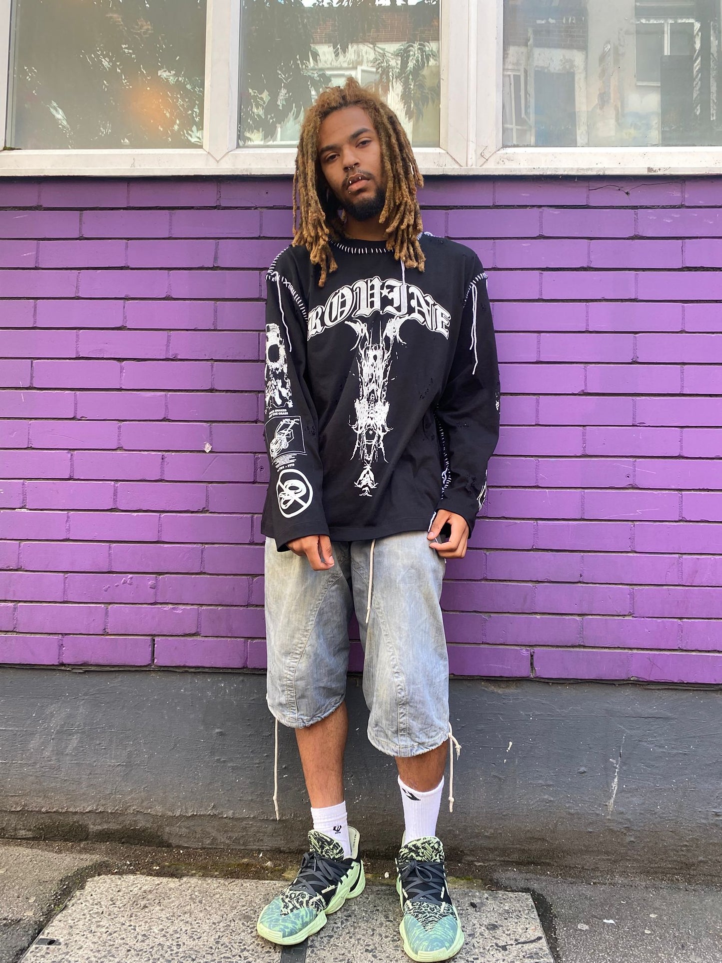✭ TEIN CLOTING X RVN ✭ L/S T-SHIRT (BK) ✭