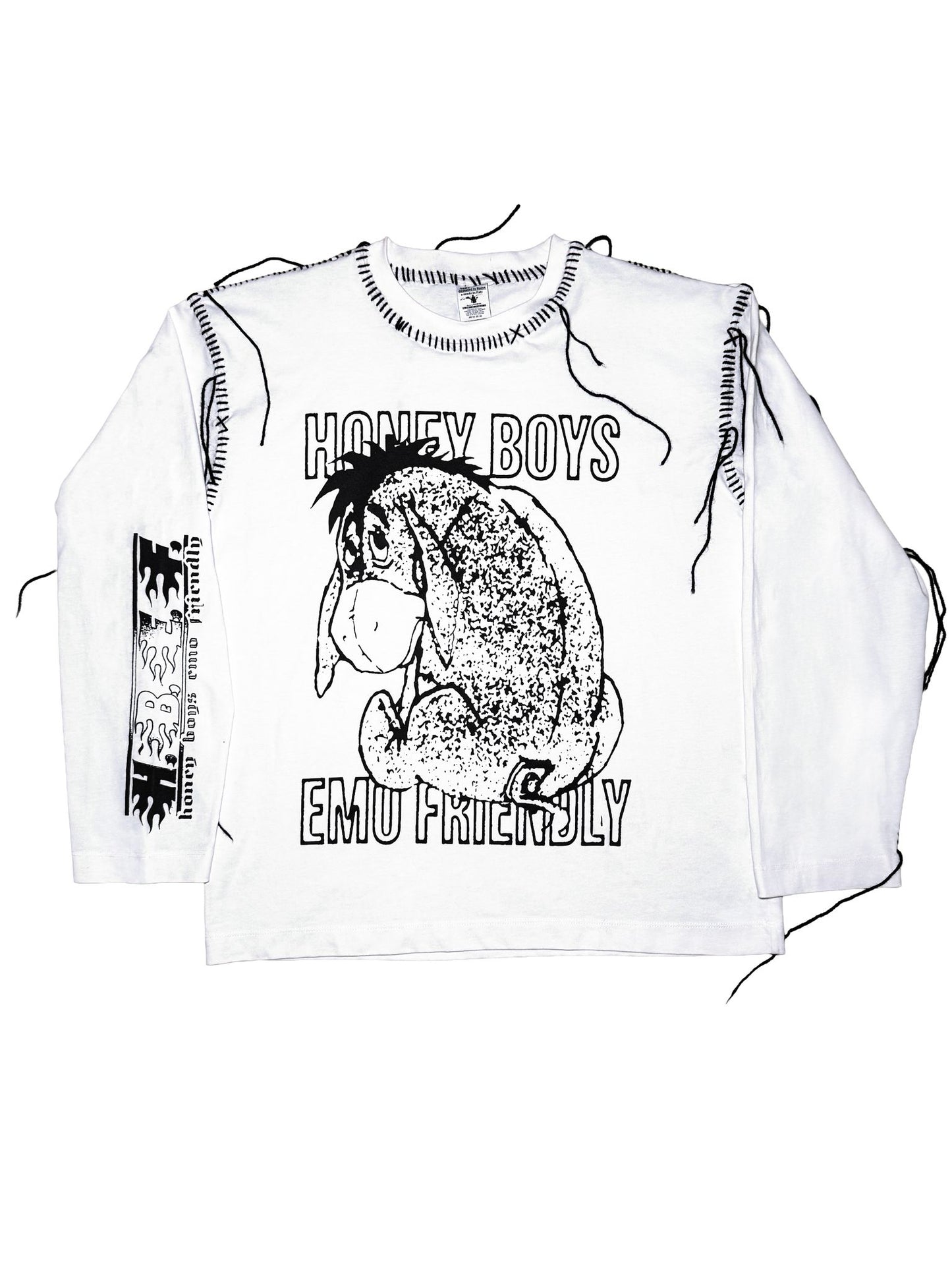 ✭ TEIN CLOTING X RVN ✭ L/S T-SHIRT (WH) ✭