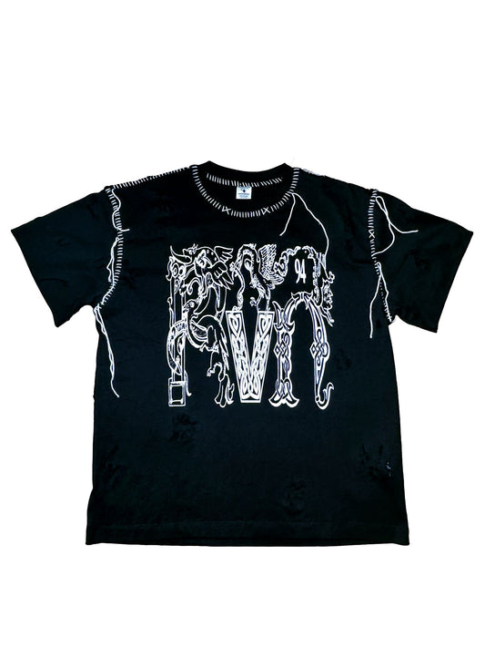 ✭ TEIN CLOTING X RVN  ✭ T-SHIRT (BK) ✭