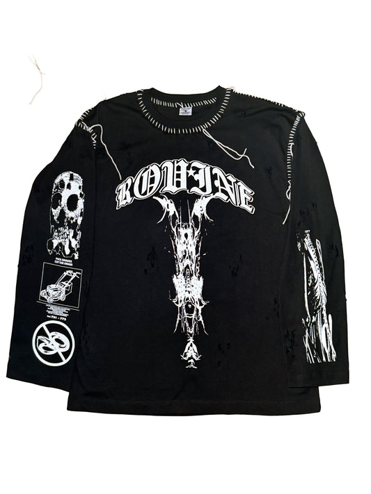 ✭ TEIN CLOTING X RVN  ✭ L/S T-SHIRT (BK) ✭