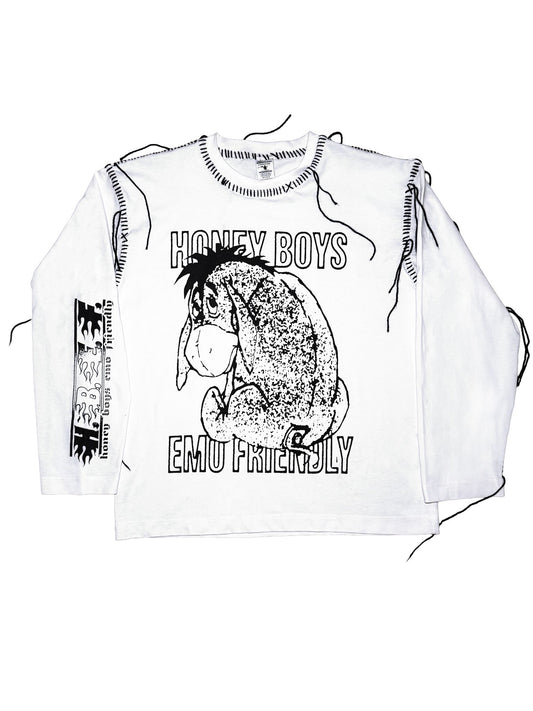 ✭ TEIN CLOTING X RVN  ✭ L/S T-SHIRT (WH) ✭