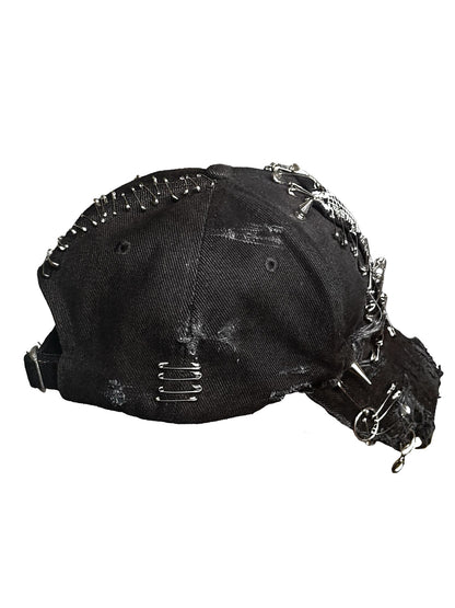 ✭ TEIN CLOTING X RVN  ✭ 6 PANEL - HAT (BK) ✭